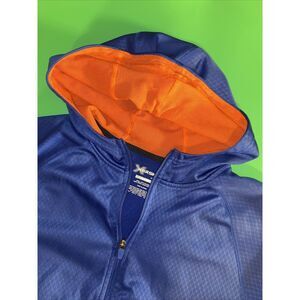 Xersion Water Repellent Junior XXL 18-20 Long Sleeve Full Zip Blue Hoodie Jacket